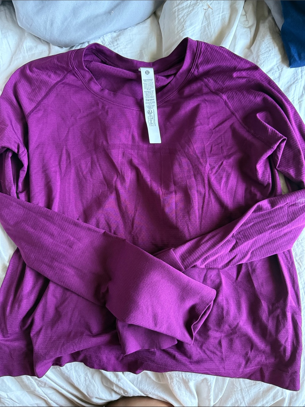 Lululemon long sleeve swiftly in chilled grape